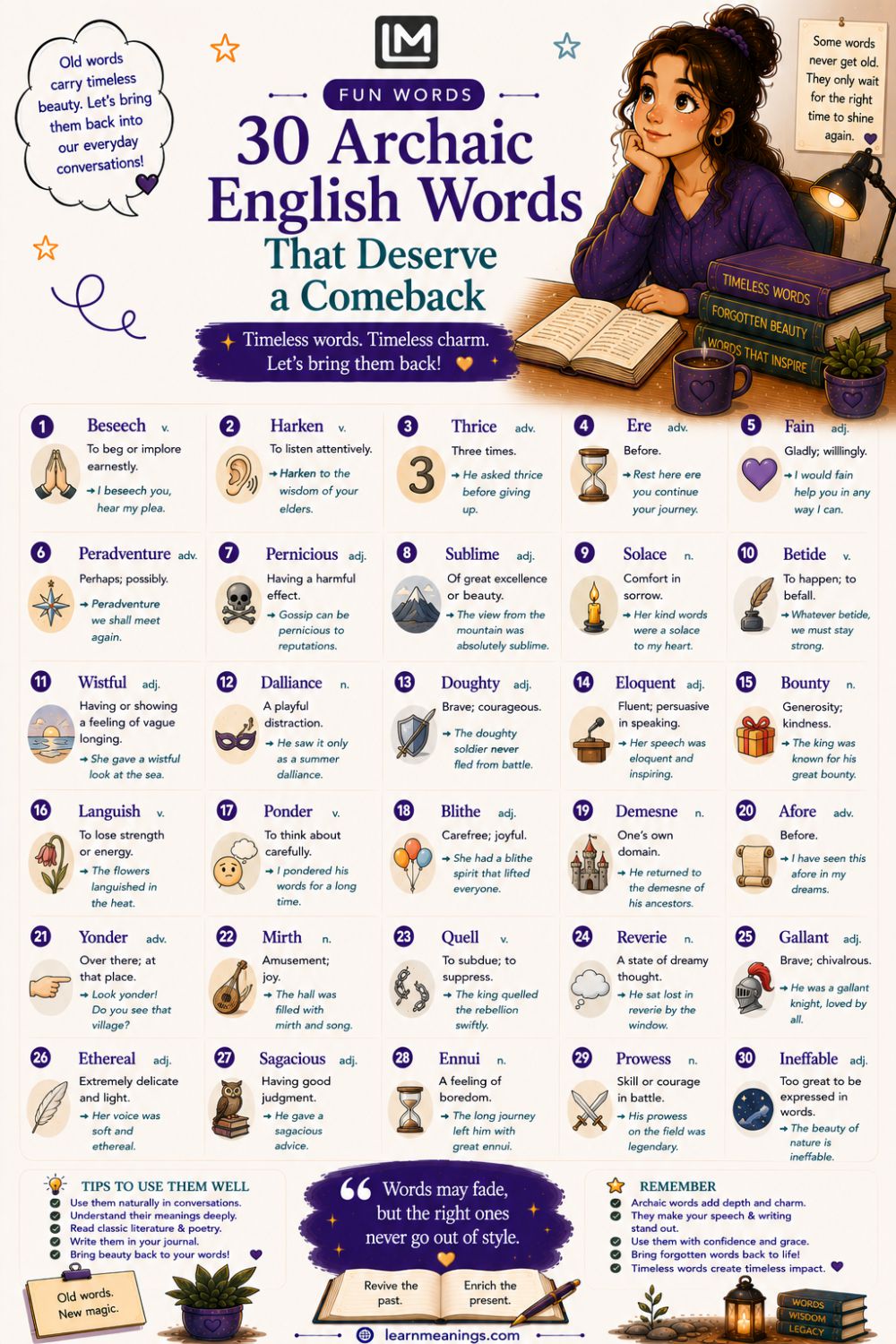 30 Archaic English Words That Deserve a Comeback