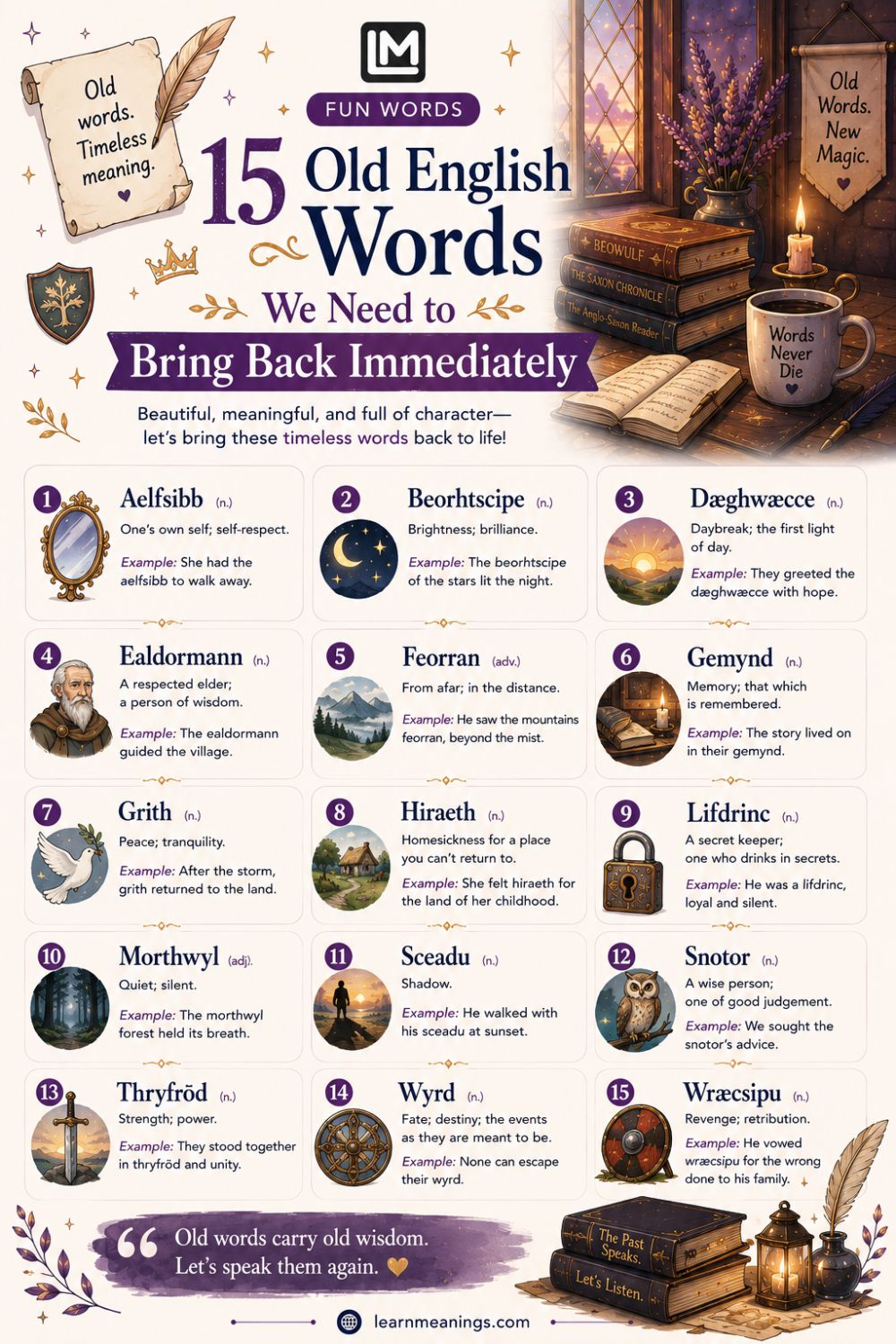 15 Old English Words We Need to Bring Back Immediately