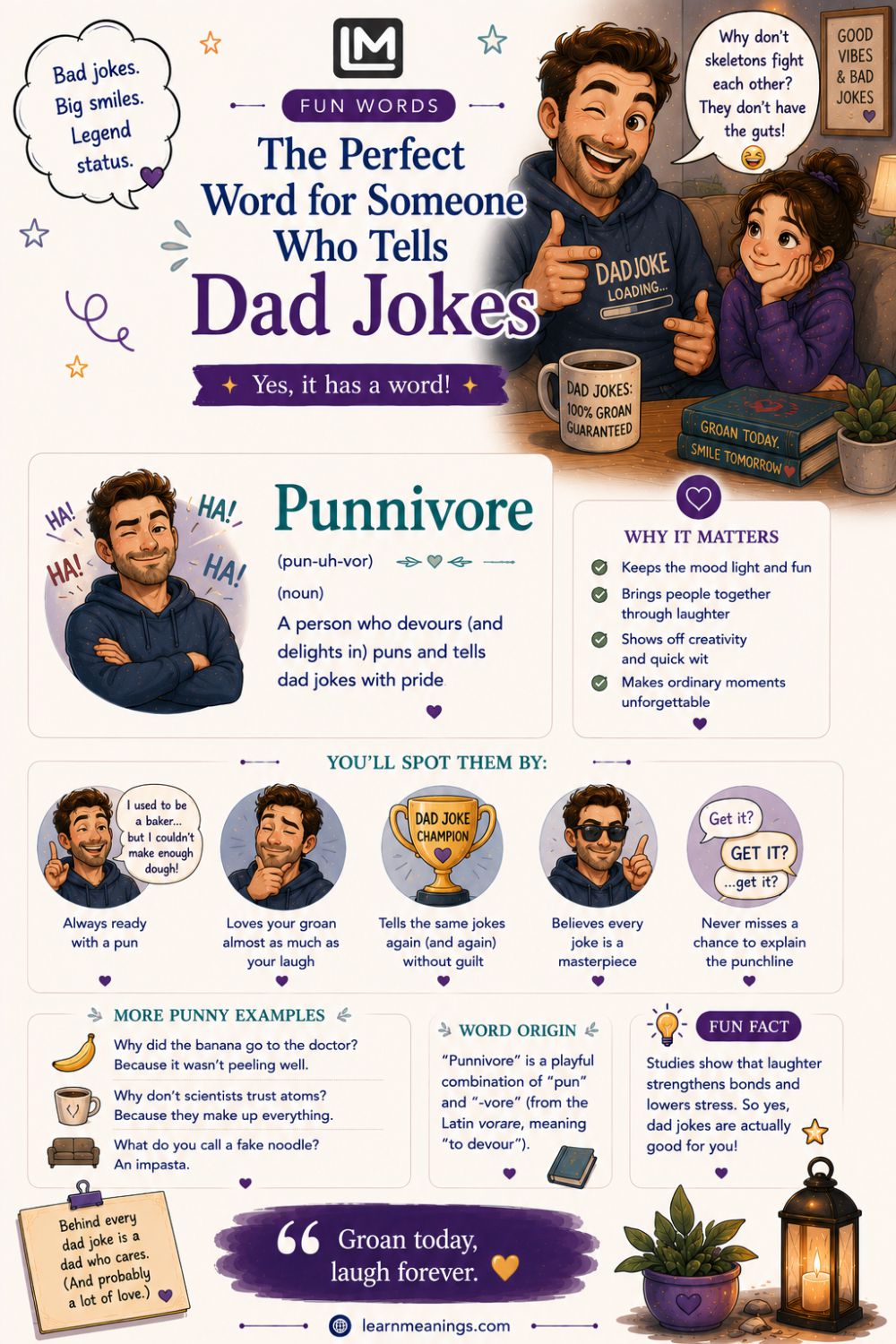 The Perfect Word for Someone Who Tells Dad Jokes