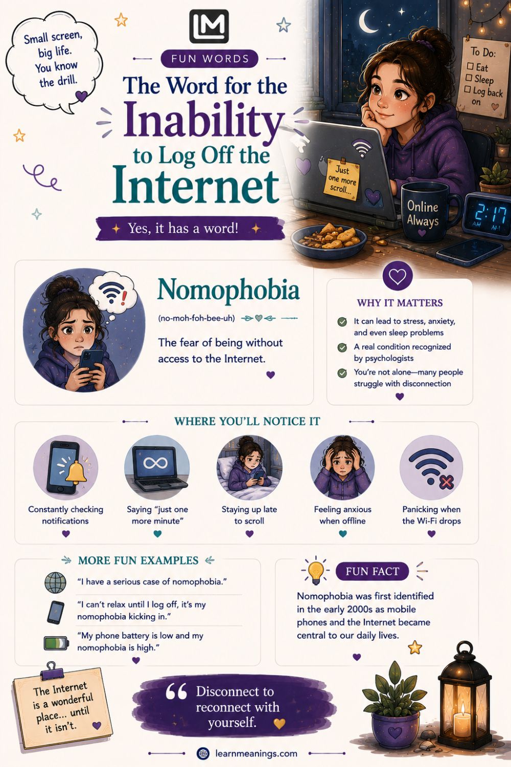 The Word for the Inability to Log Off the Internet