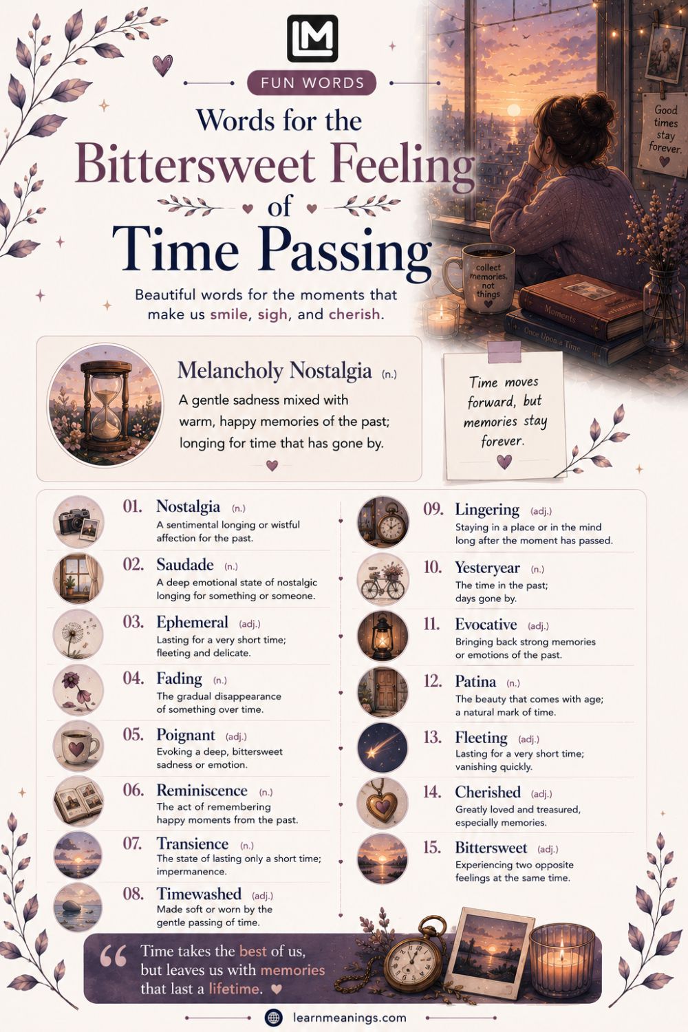 Words for the Bittersweet Feeling of Time Passing