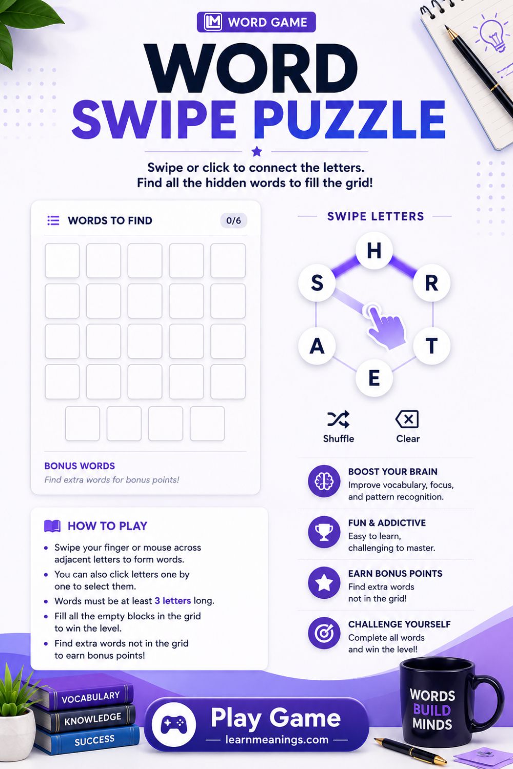 Word Swipe Puzzle