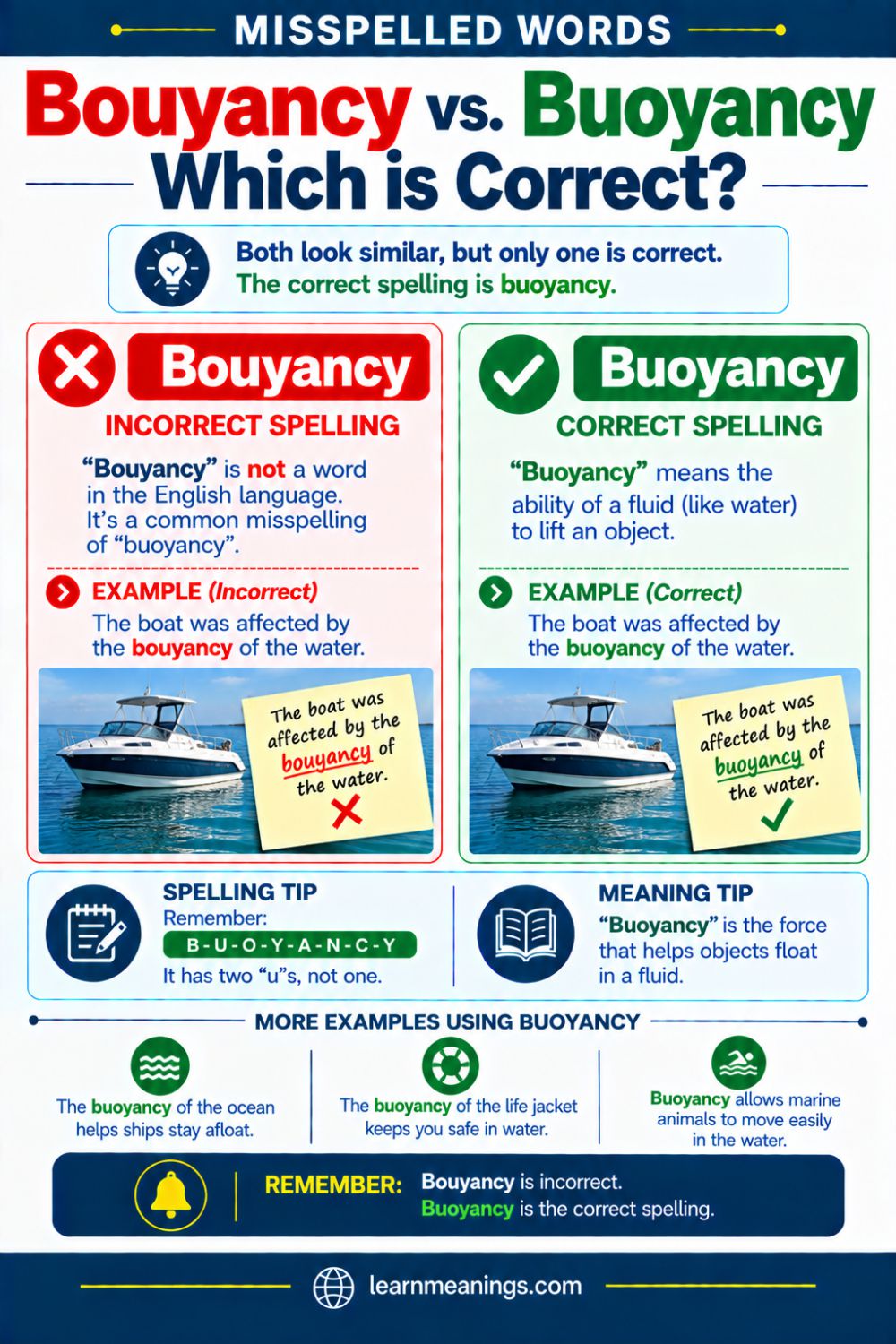 Bouyancy vs. Buoyancy: Which is Correct?