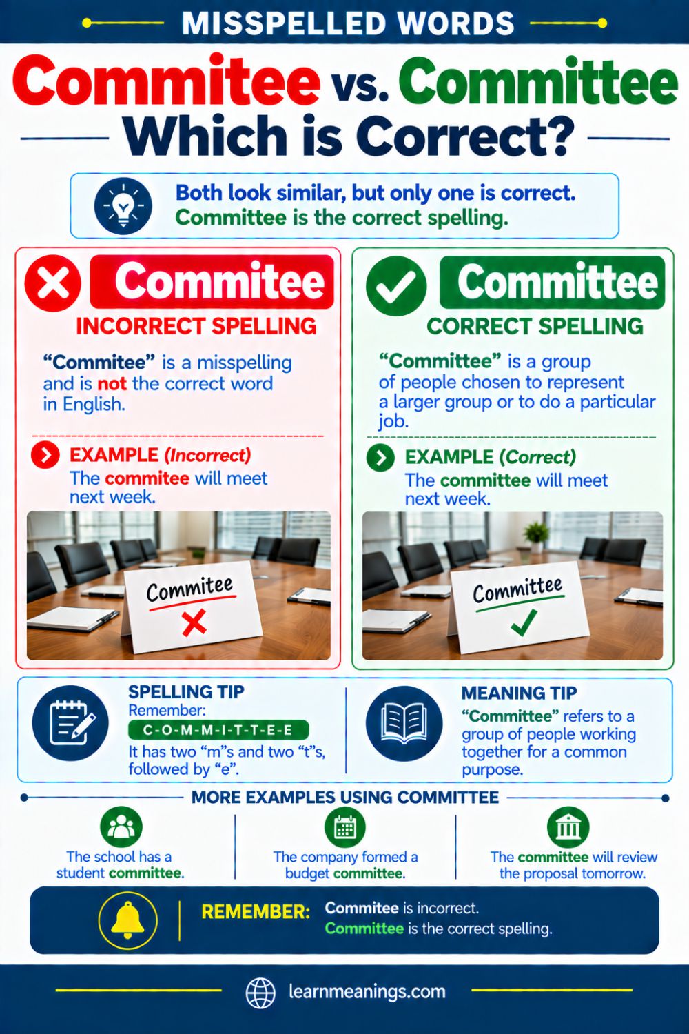 Comittee vs. Committee: Which is Correct?