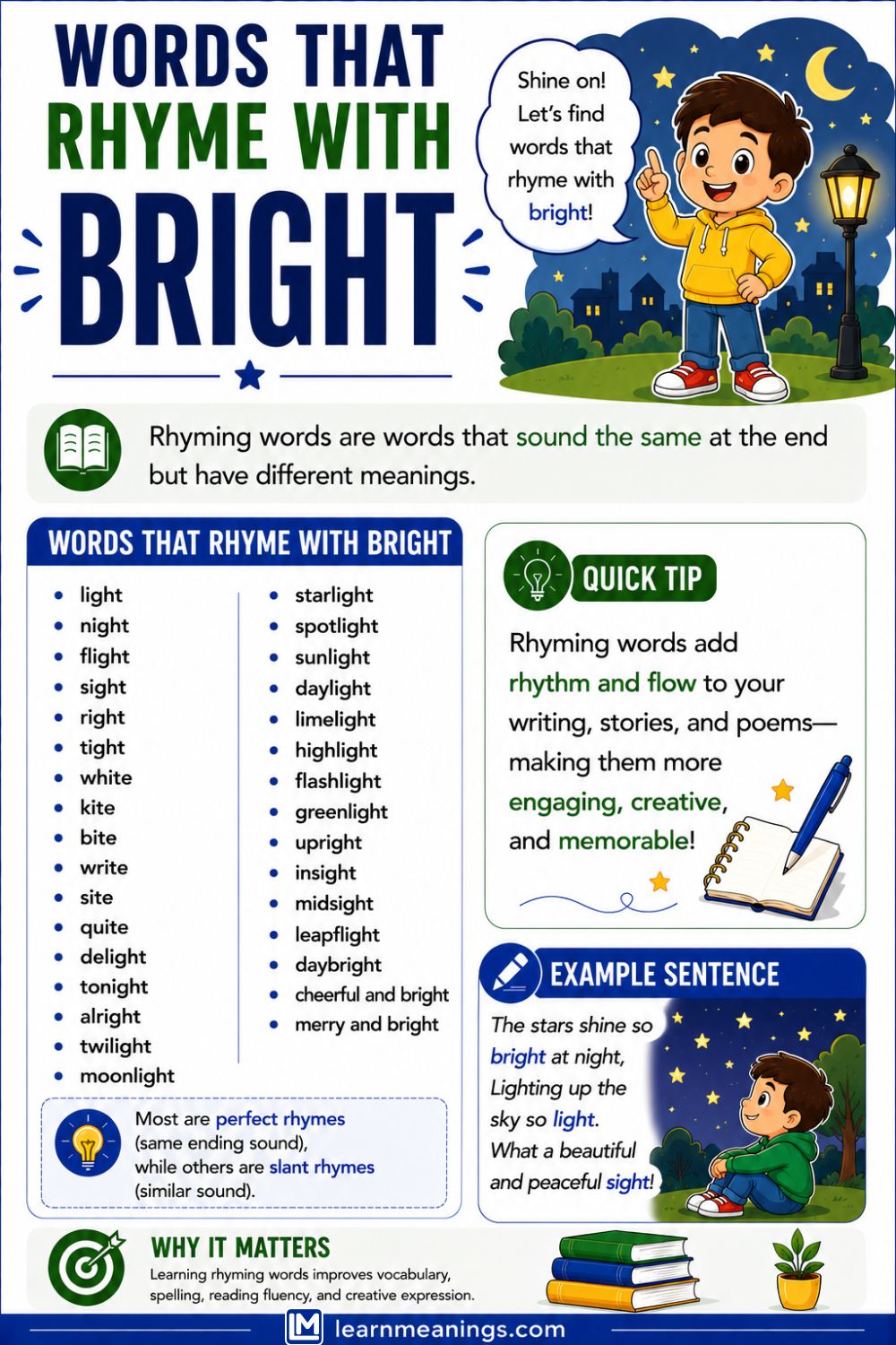Words That Rhyme With Bright