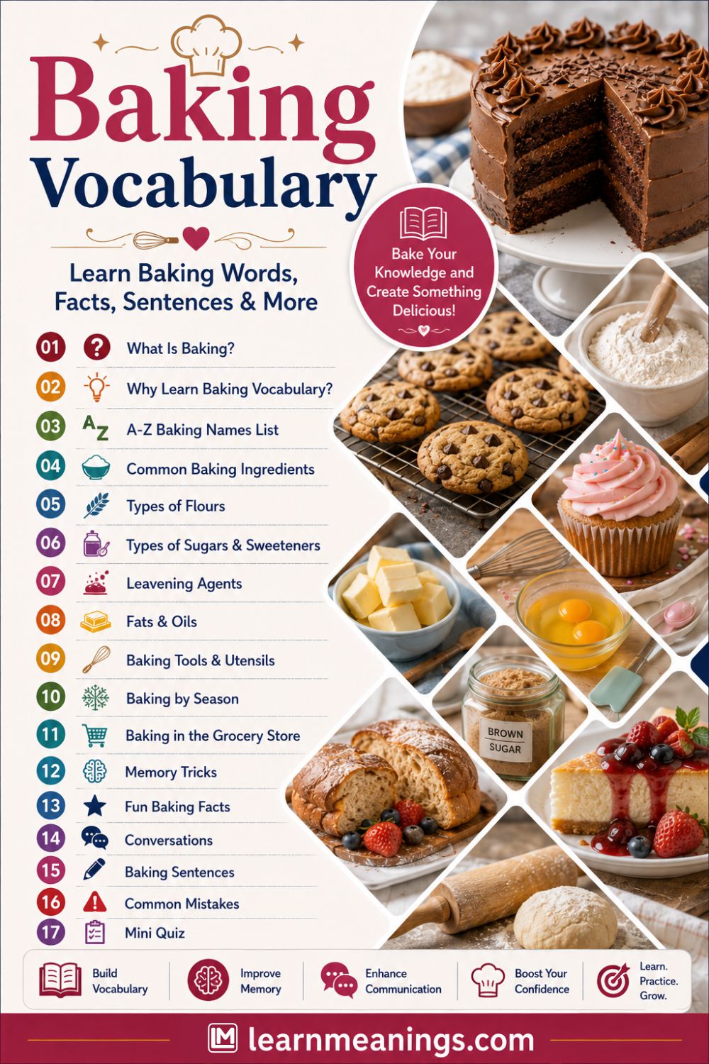 Baking Vocabulary: Ingredients and Tools