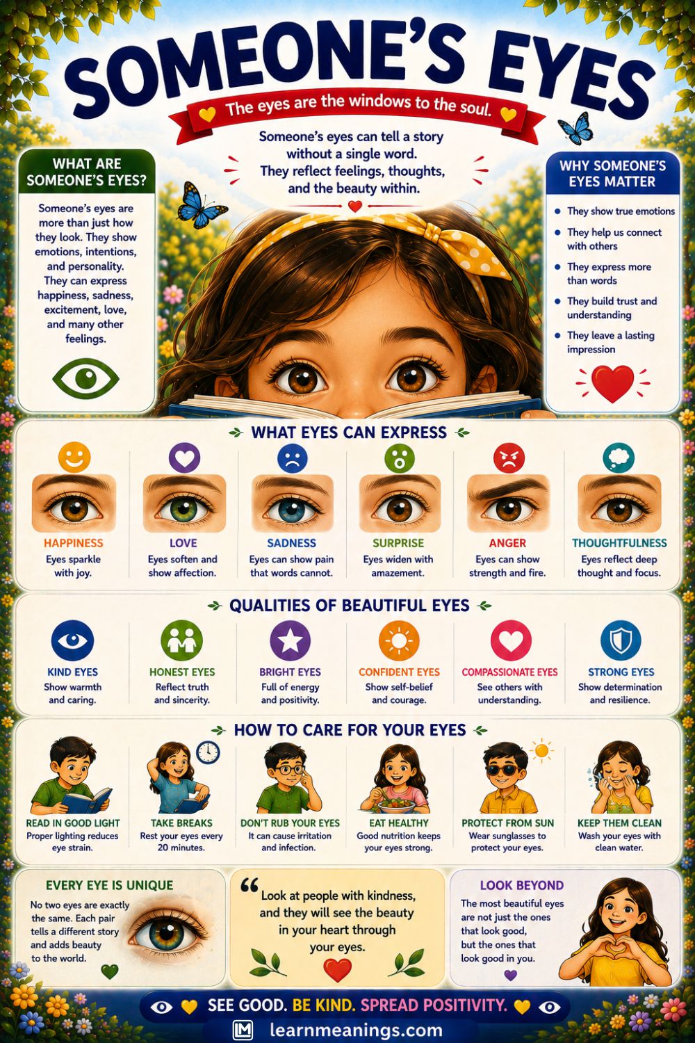 Words to Describe Someone's Eyes